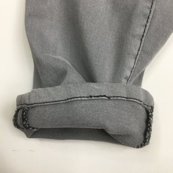 FRAME Denim Gray Westgate 5 Pocket Logo Hardware Le Skinny De Jeanne Crop Jeans - Picture 14 of 16